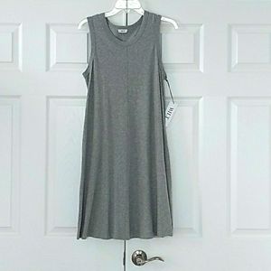 Wilt Grey Heather Sleeveless Trapeze Dress